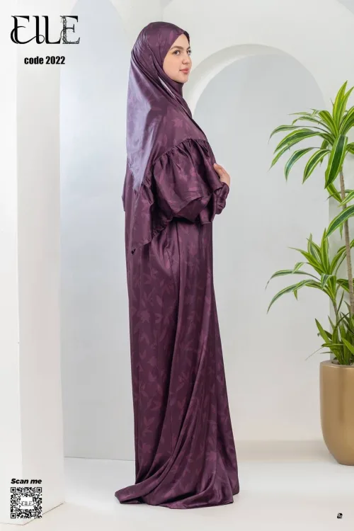 اسدال صلاة ساتان موف بأوراق سادة - كود 2022